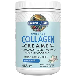 Garden of Life Collagen Creamer kolagén s probiotikami príchuť Creamy Vanilla 330 g
