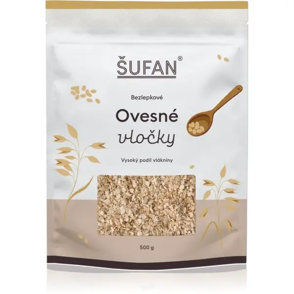 Šufan Minútové vločky bezlepkové ovsené vločky bez lepku 500 g