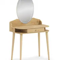 Toaletní stolek se zrcadlem a osvětlením cody - dub