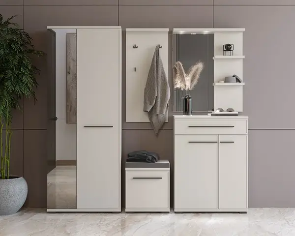 Předsíňová sestava ii baptiste - béžová