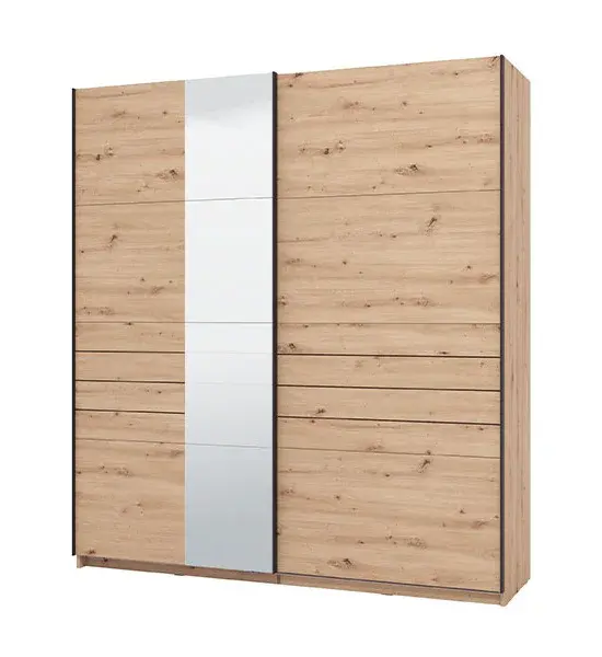 Šatní skříň 200 brina - dub