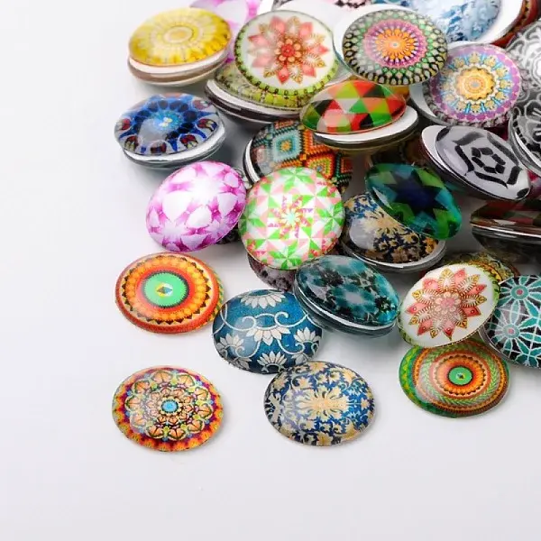 Printed Glass Cabochons