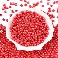 Opaque Baking Painted Glass Beads