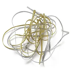 Glitter Flat Nylon Elastic Cord/Band