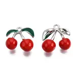 Rack Plating Alloy Enamel Pendants