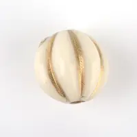 Round Plating Acrylic Beads