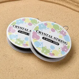 Round Elastic Crystal Thread