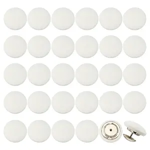 32 Sets Cloth Cap Nail Button