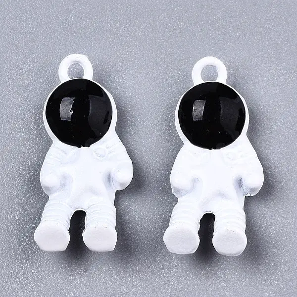 Spray Painted Alloy Pendants