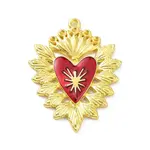 Alloy Enamel Pendant Rhinestone Settings