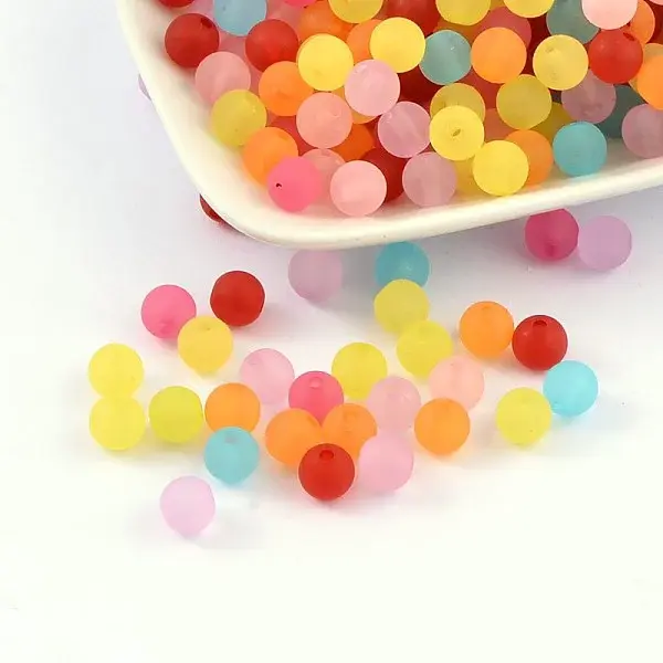 Transparent Acrylic Ball Beads
