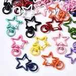 Spray Painted Eco-Friendly Alloy Swivel Snap Hooks Clasps