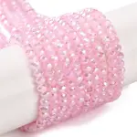 Baking Electroplate Glass Beads Strands