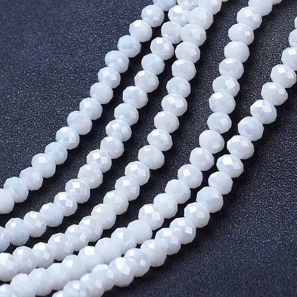 Electroplate Glass Beads Strands