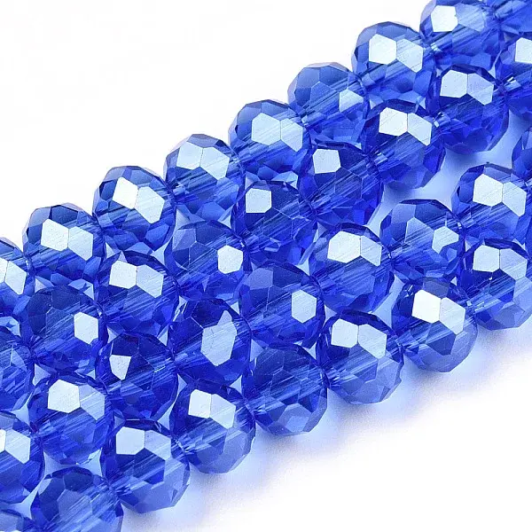 Electroplate Glass Beads Strands