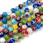 Handmade Millefiori Glass Beads Strands