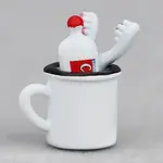 Alloy Toothbrush Toothpaste Set Miniature Ornaments