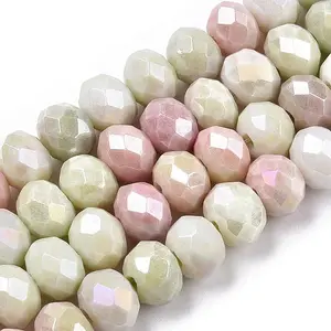 Ombre Effect Dyed Glass Beads Strands