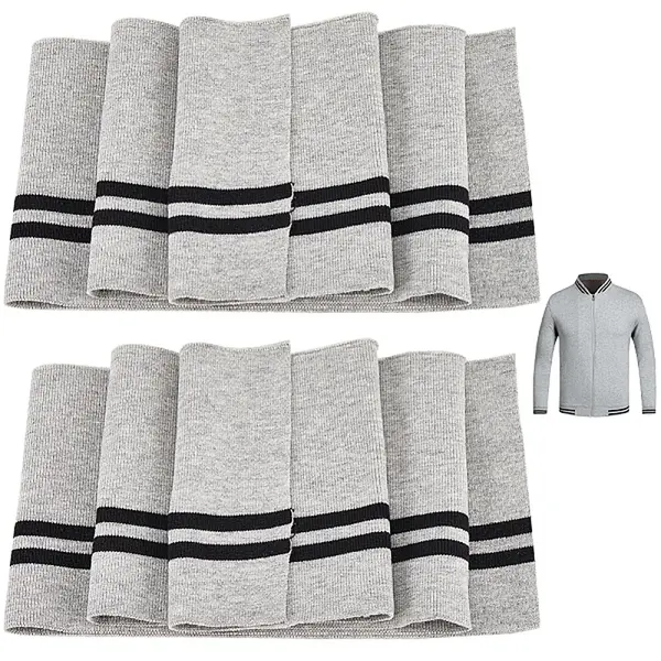 Polyester Elastic Ribbing Fabric for Cuffs