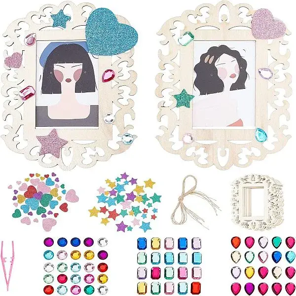 Undyed Wooden Photo Frame