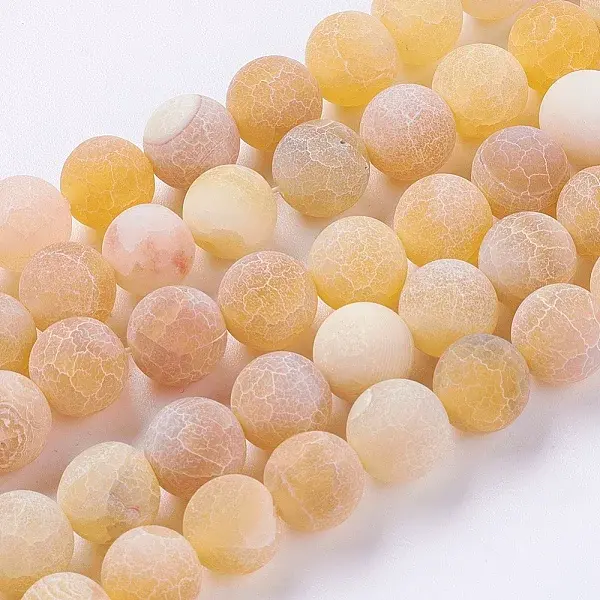 Natural Weathered Agate Beads Strands