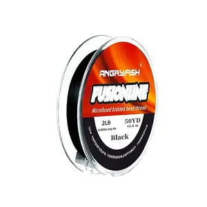 50 Yards ANGRYFISH Fusionline PE Microfused Braided Bead Thread