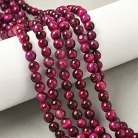 Grade AB Natural Tiger Eye Beads Strands