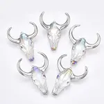 Electroplate Glass Big Pendants