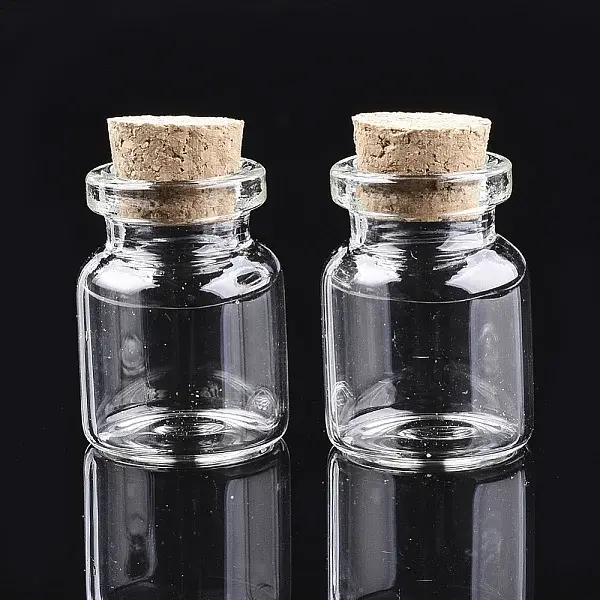 Glass Jar Glass Bottles Bead Containers