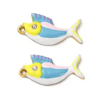 304 Stainless Steel Rhinestone Pendants