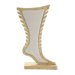 Foot Shaped Bamboo Anklet Storage Jewelry Rack