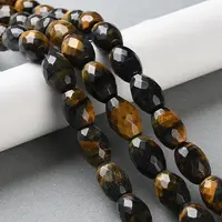 Dyed Natural Tiger Eye Beads Strands