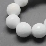 Natural White Jade Bead Strands