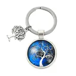 Alloy Glass Keychains