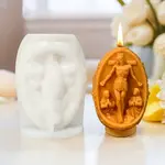 Easter Theme Saint DIY Silicone Candle Molds