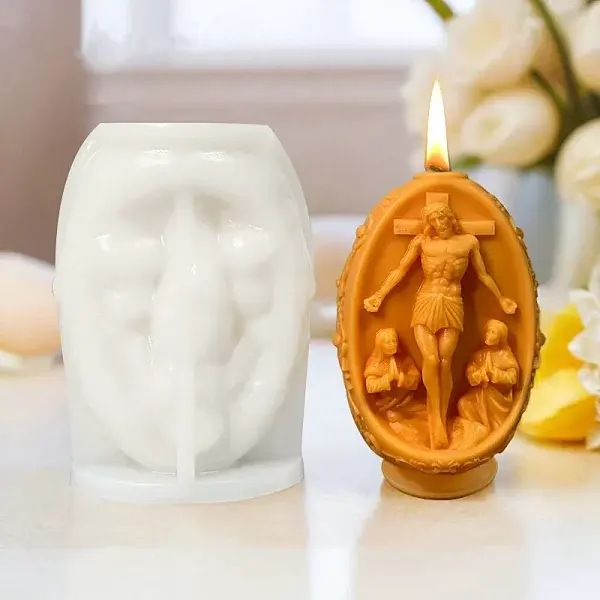 Easter Theme Saint DIY Silicone Candle Molds