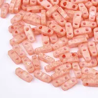 2-Hole Baking Paint Glass Seed Beads
