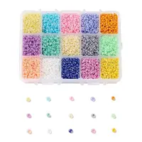 15 Colors Glass Seed Beads