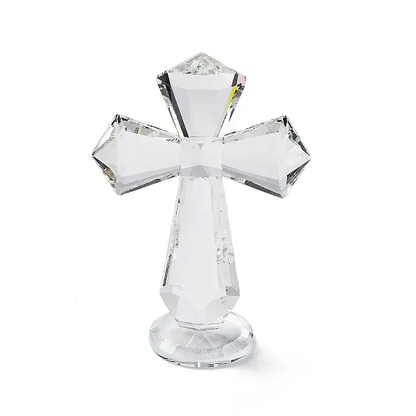 Natural Quartz Crystal Cross Figurines