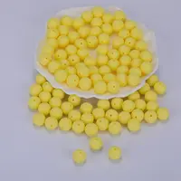 Round Silicone Focal Beads