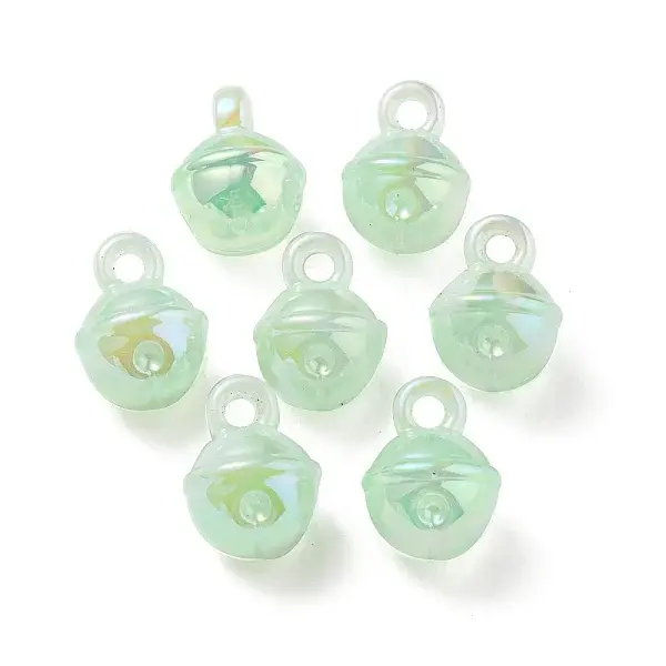 UV Plating Rainbow Iridescent Acrylic Pendants