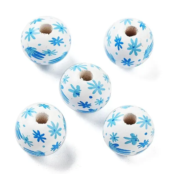 Wood European Beads