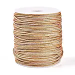 100M Segment Dyed Round Nylon & PET & Polyester Metallic Braided Cord