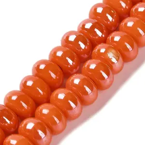 Porcelain Rondelle Beads