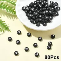 Opaque Acrylic Horizontal Hole Beads