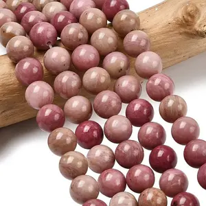 Natural Rhodonite Beads Strand