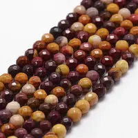Natural Mookaite Beads Strands