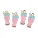 Rack Plating Alloy Enamel Pendants