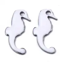 201 Stainless Steel Enamel Charms
