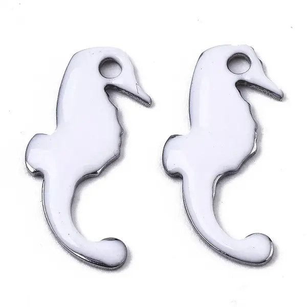 201 Stainless Steel Enamel Charms